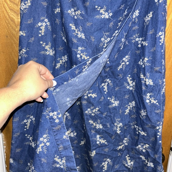 Vintage Liz Claiborne Lizwear Cotton Wrap Skirt Size 14 - Picture 6 of 6